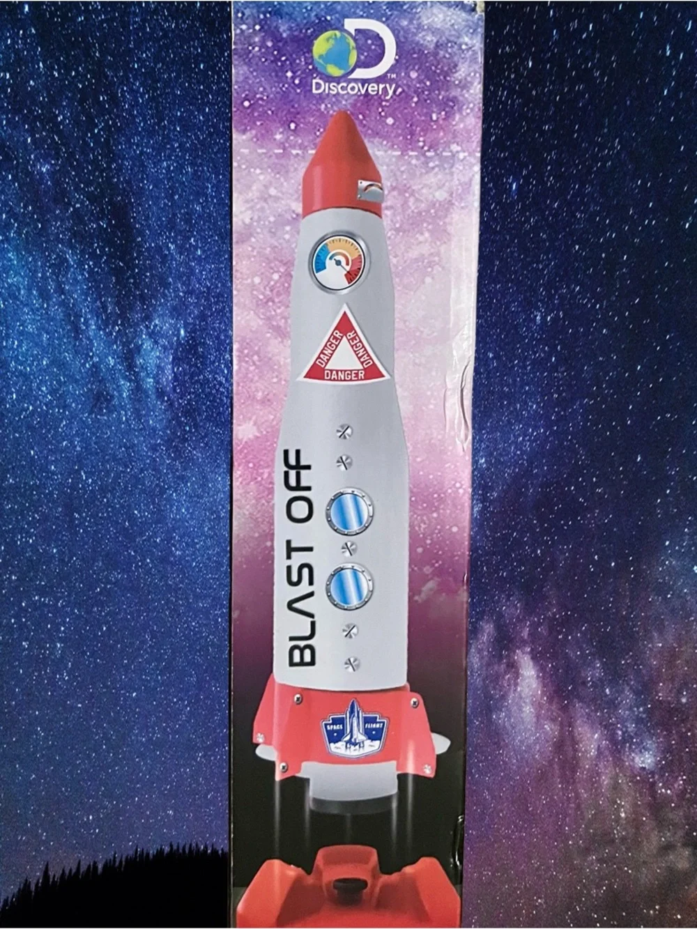 Discovery Rocket Red Silver